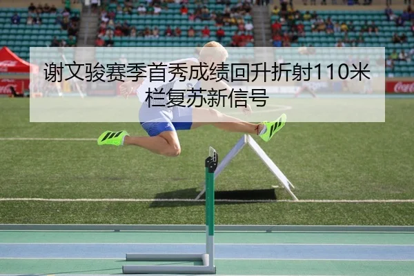 谢文骏赛季首秀成绩回升折射110米栏复苏新信号